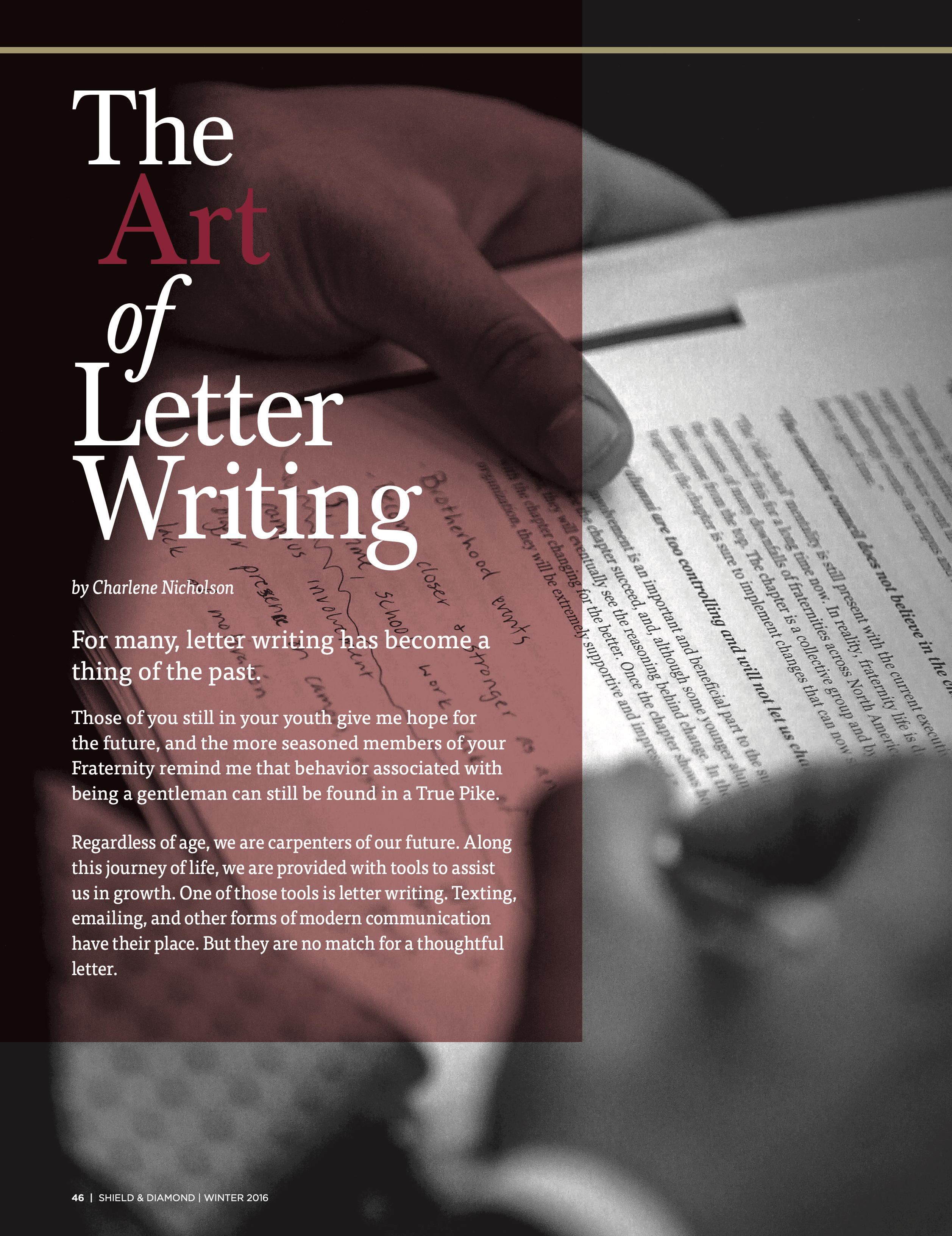 The Art of Letter Writing